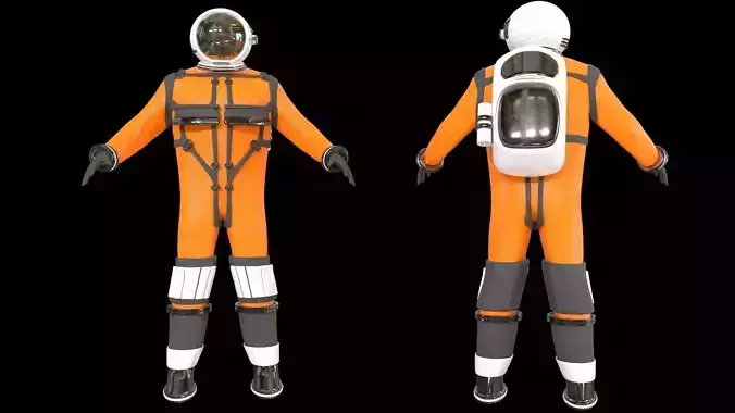  SPACE SUIT 3D MODEL Low-poly 3D model