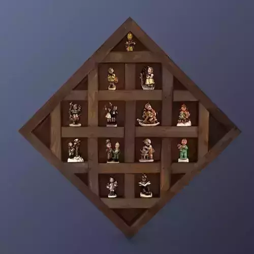 Figurine Shadow Box 3D model