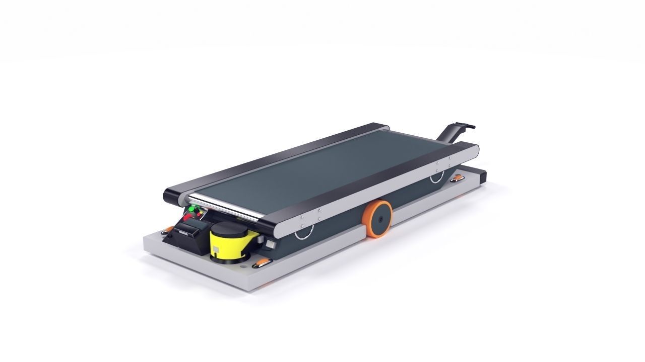 Robot trolleys self drive AVG 3D model_12