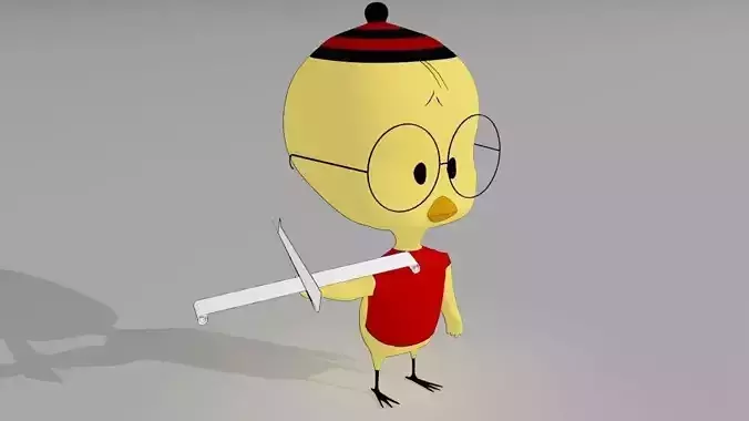 Eggbert Egghead Junior 3D model