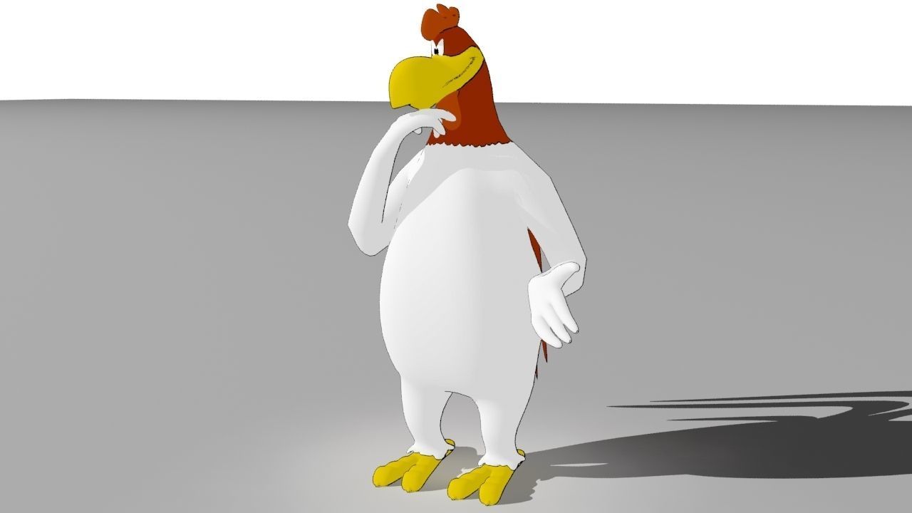 Foghorn Leghorn 3D model_4