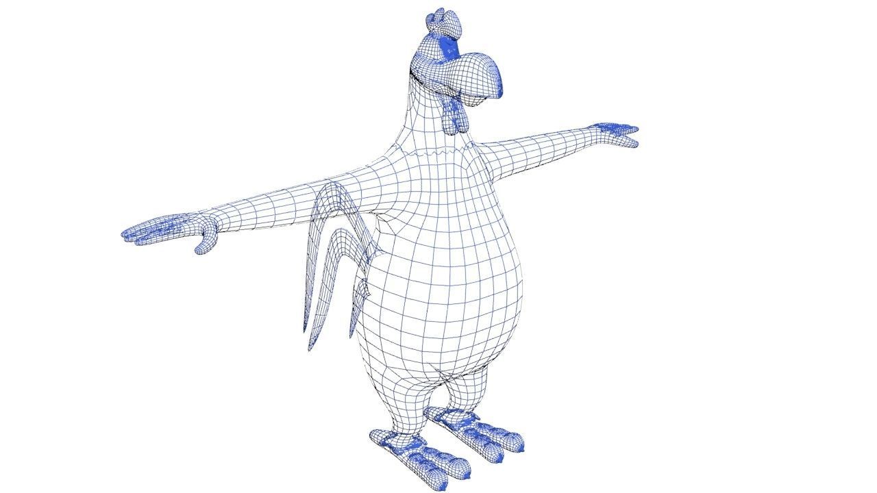 Foghorn Leghorn 3D model_9