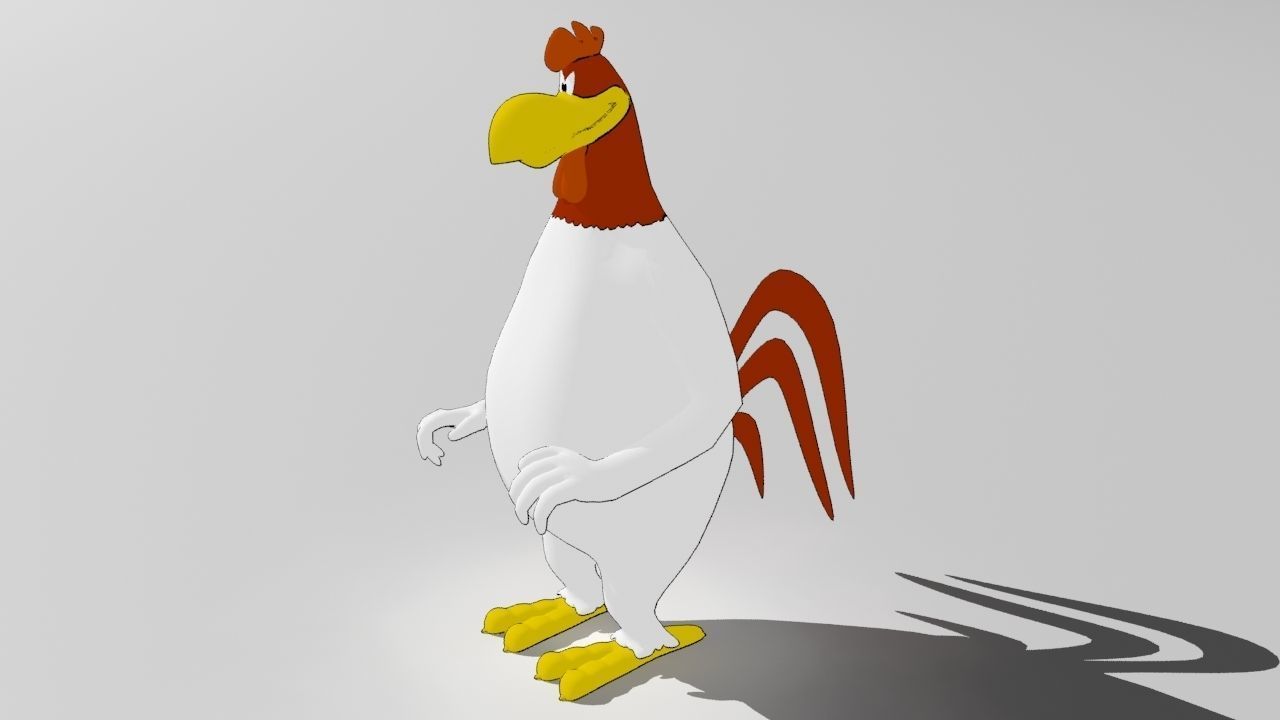 Foghorn Leghorn 3D model_2