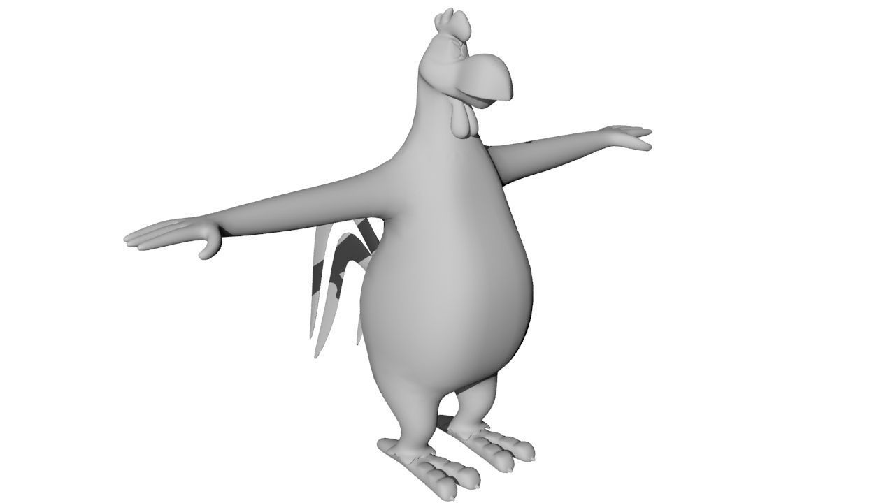 Foghorn Leghorn 3D model_8