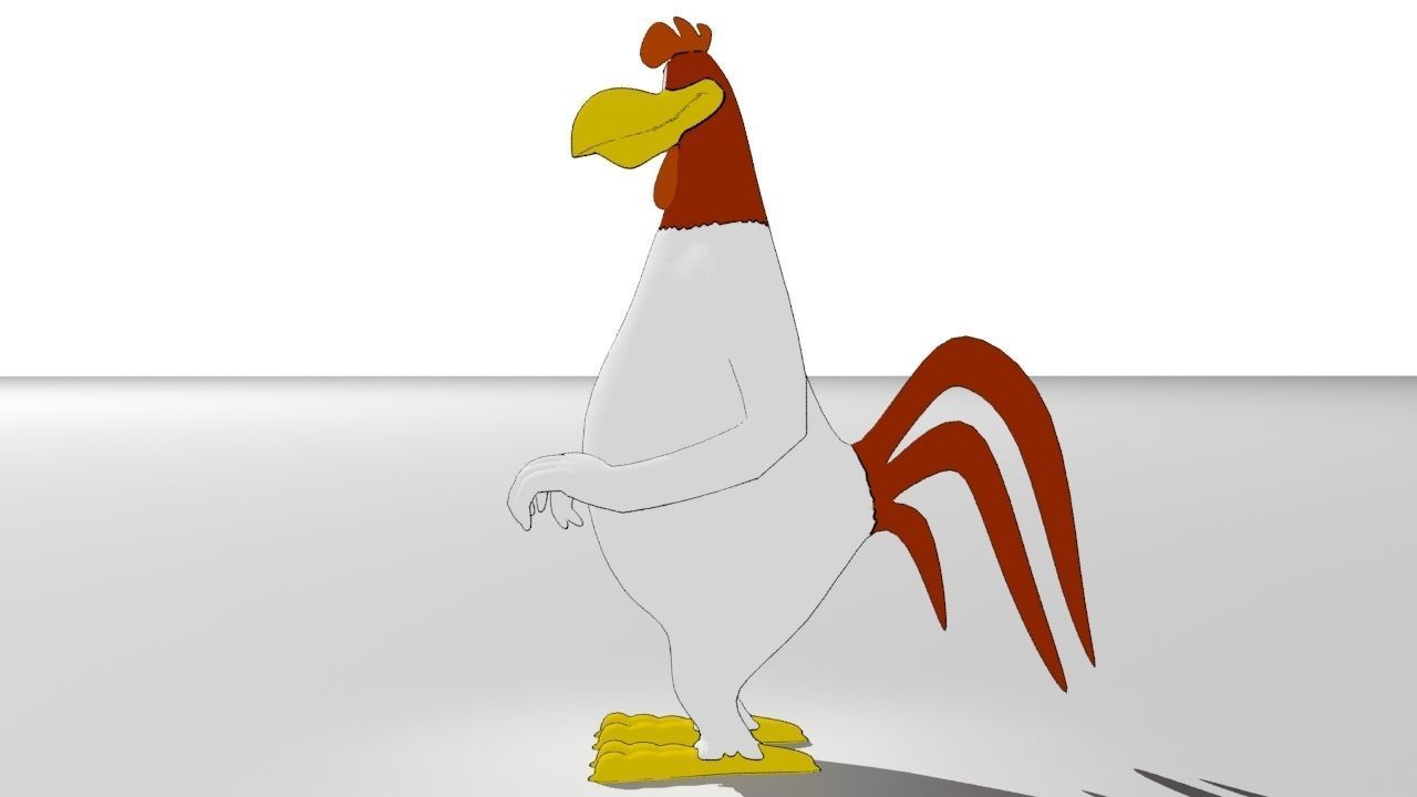 Foghorn Leghorn 3D model_6