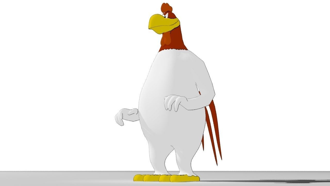 Foghorn Leghorn 3D model_5