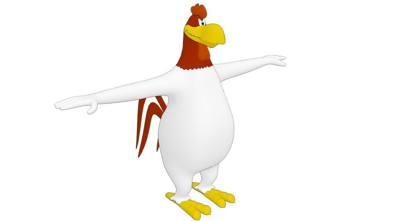 Foghorn Leghorn 3D model_7