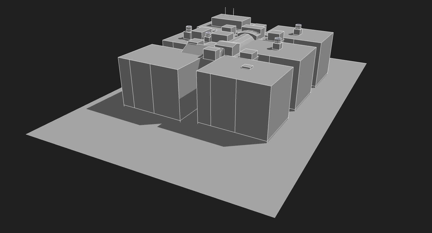 ANZAC Square Low-poly 3D model_1