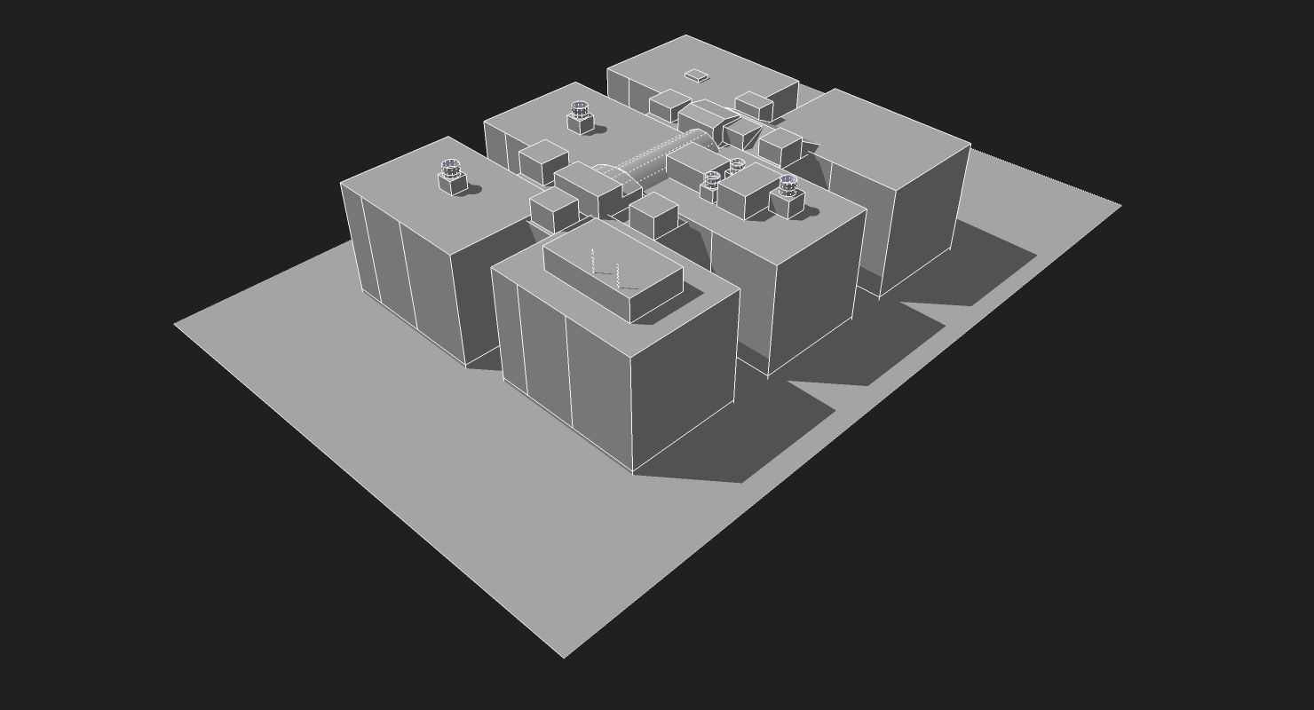 ANZAC Square Low-poly 3D model_5