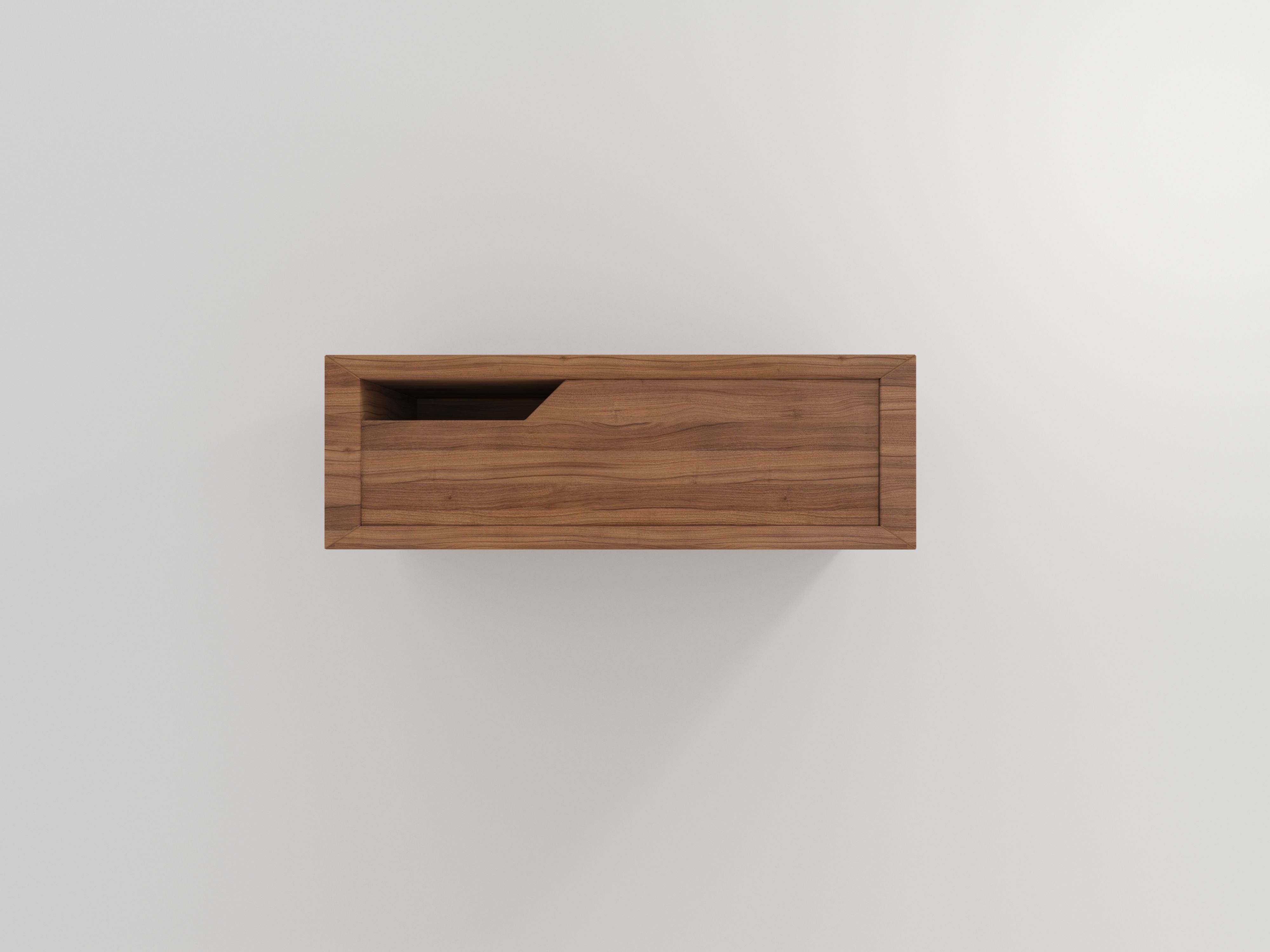 3d model of a nighttable  on the wall Low-poly 3D model_4