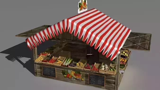 Fruit and vegetable stand