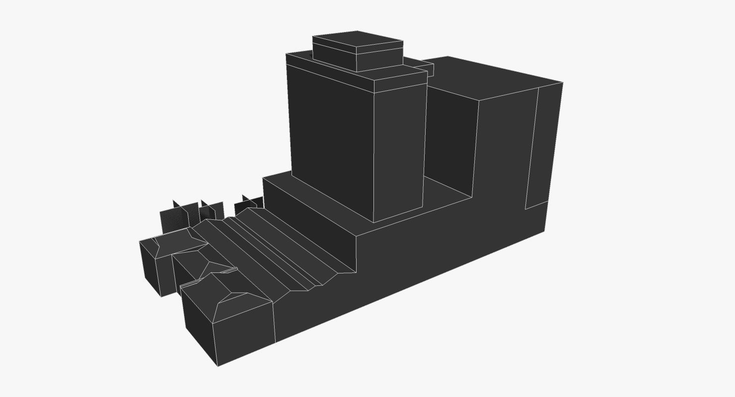 Grant Thornton House and MBF House Low-poly 3D model_3