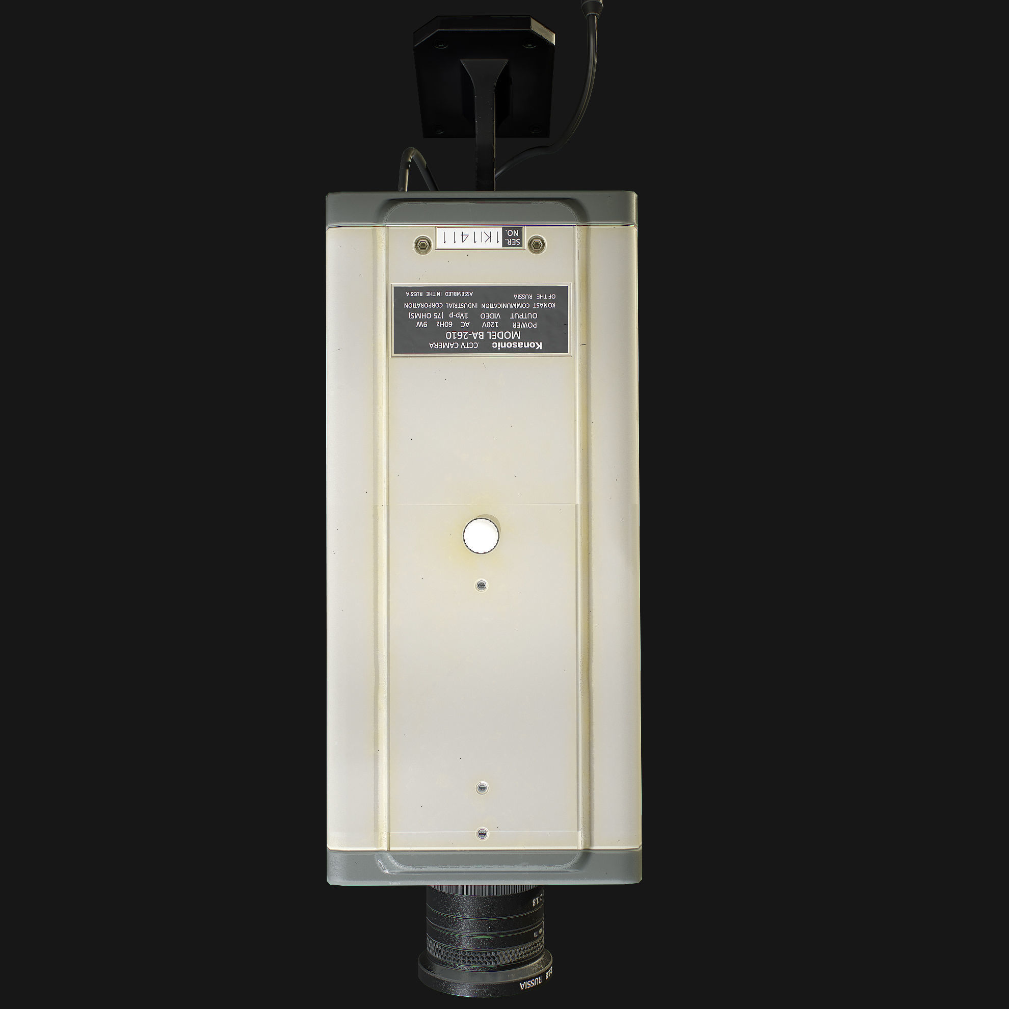 CCTV Camera Low-poly 3D model_4