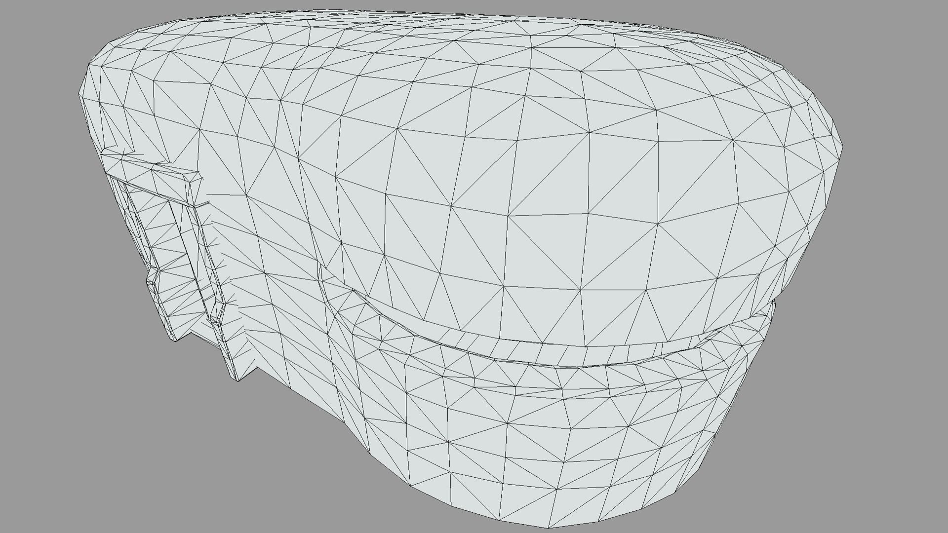 Concrete Bunker 02 PBR Low-poly 3D model_3