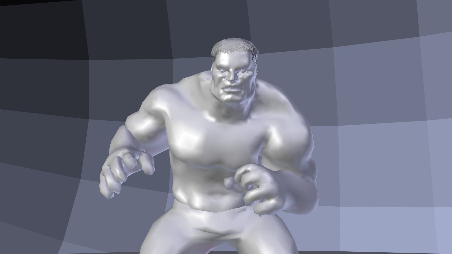 Hulk 2003 Inspired Rigged and animated Low-poly 3D model_2