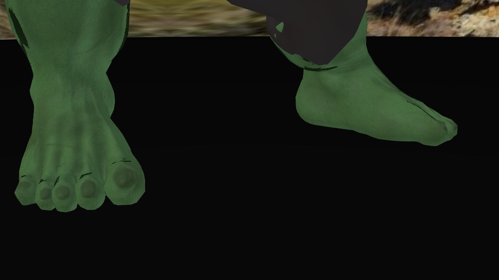 Hulk 2003 Inspired Rigged and animated Low-poly 3D model_14