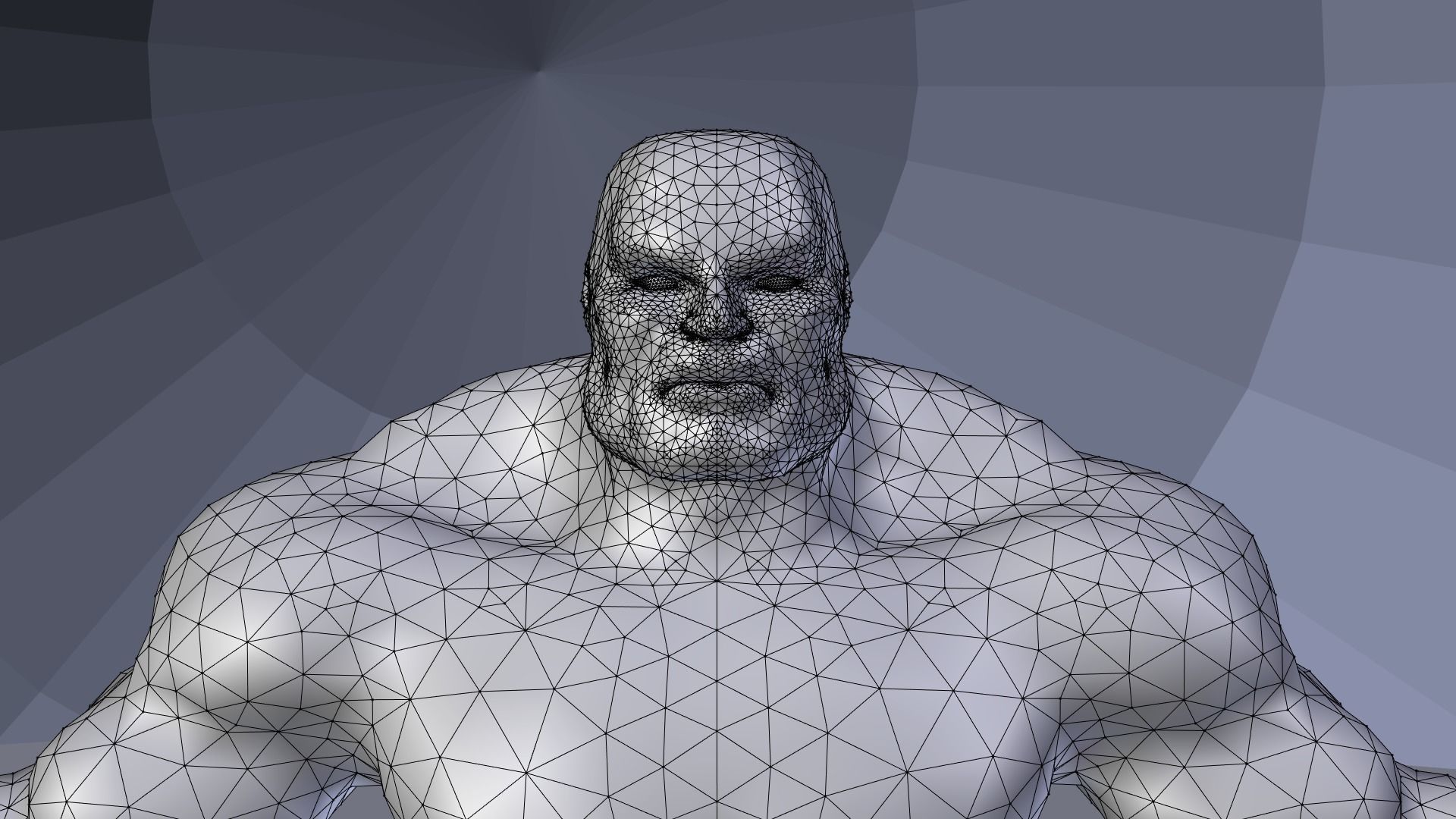 Hulk 2003 Inspired Rigged and animated Low-poly 3D model_23