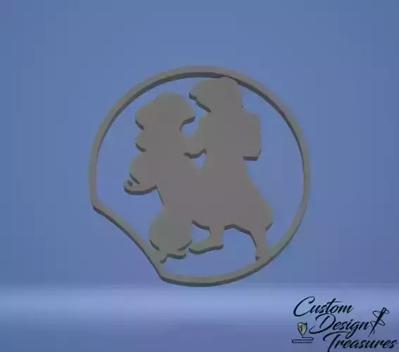 Disney Inspired Mouse Ears - Aladdin and Jasmine 3D print model 