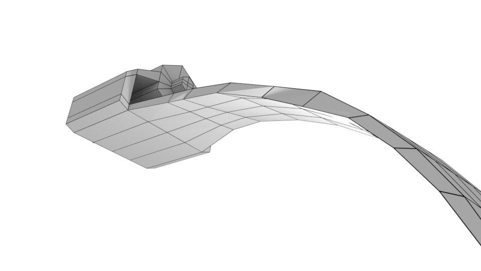 Low Poly Metal Hose Clamp 3D Asset 3D model_2