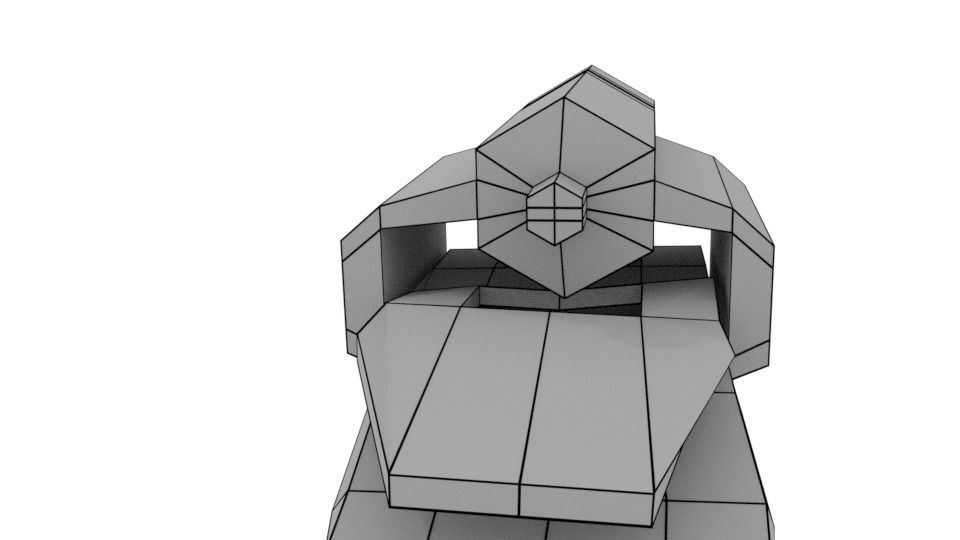 Low Poly Metal Hose Clamp 3D Asset 3D model_4