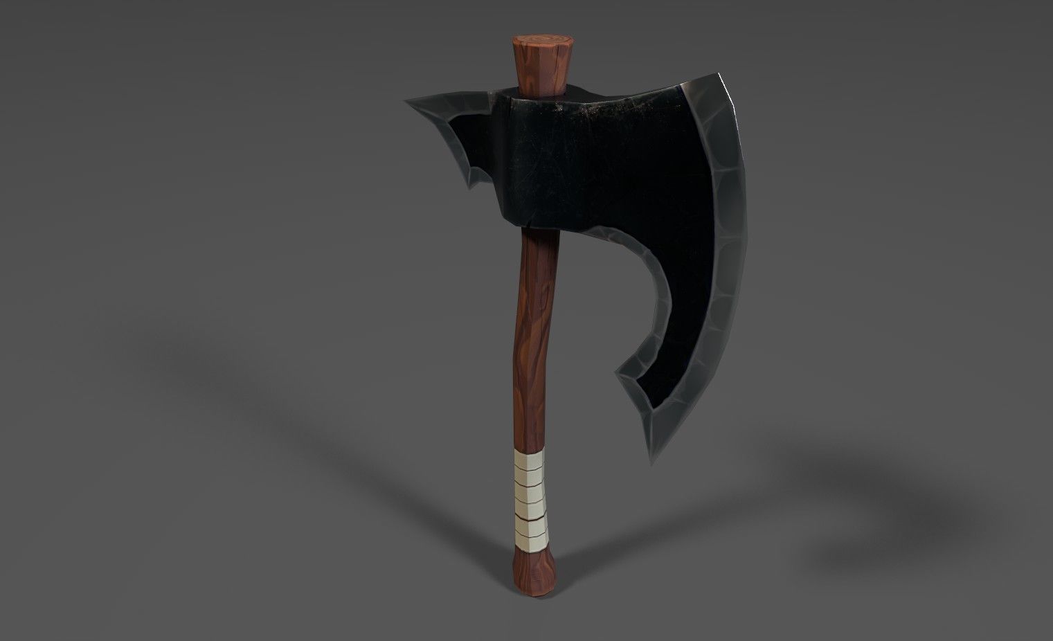 Battle Axe CA Low-poly 3D model_4