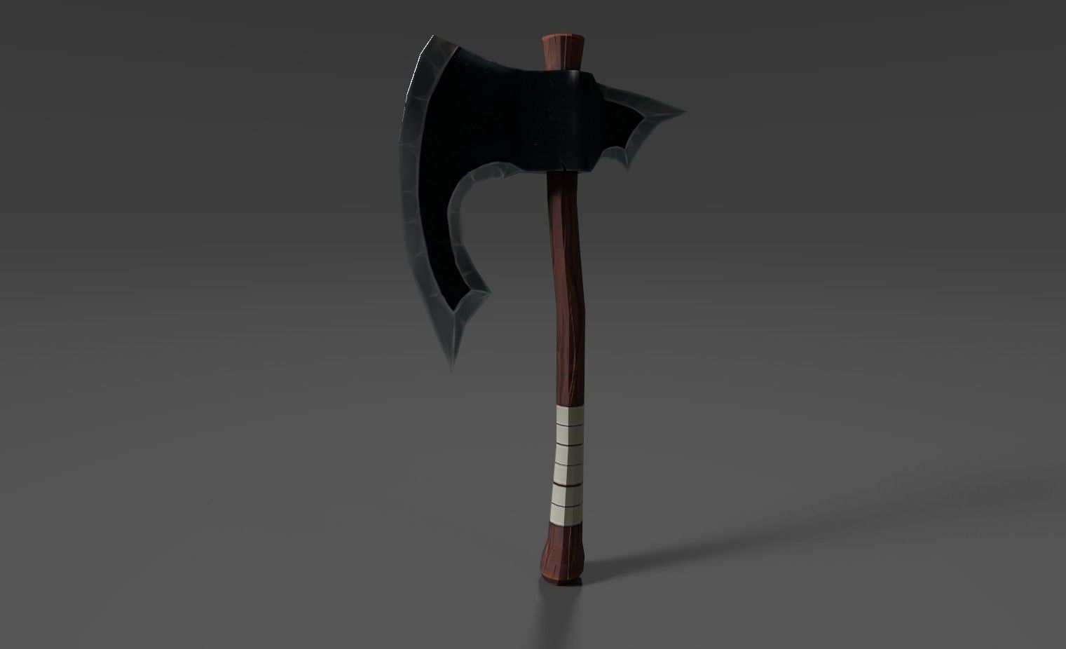 Battle Axe CA Low-poly 3D model_5