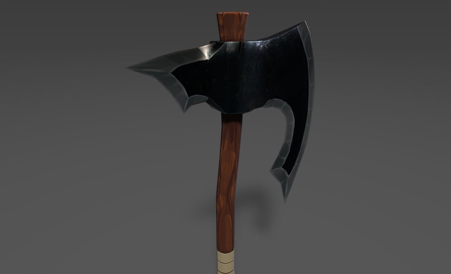 Battle Axe CA Low-poly 3D model_3