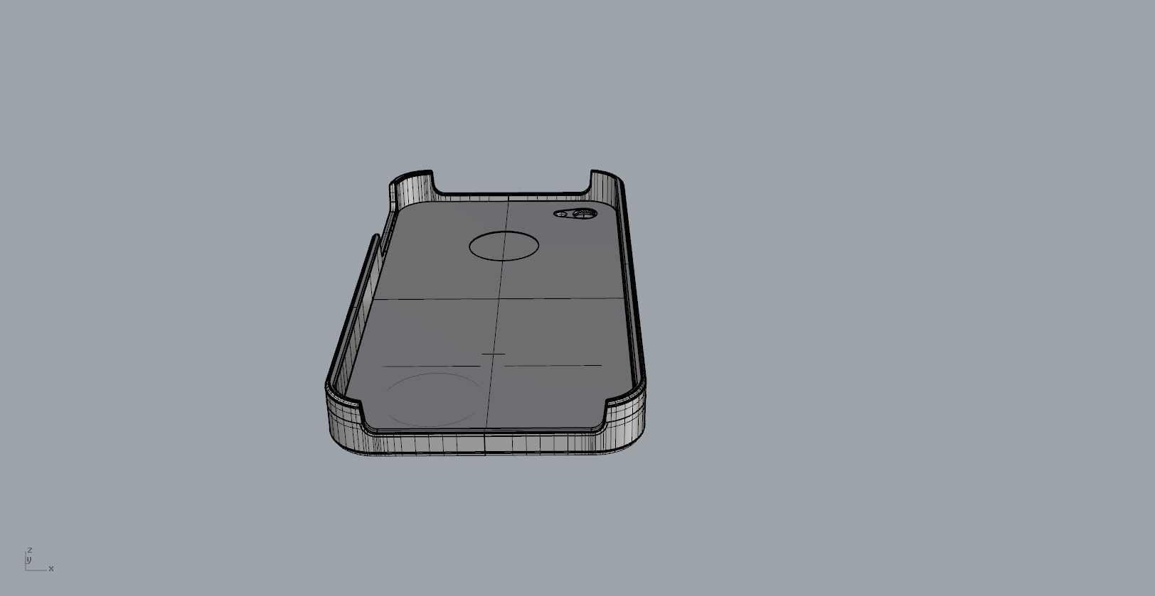 iphone4 and 4S black lighting case design 3D print model_27