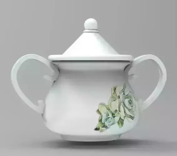 Miniature mug set 3D print model
