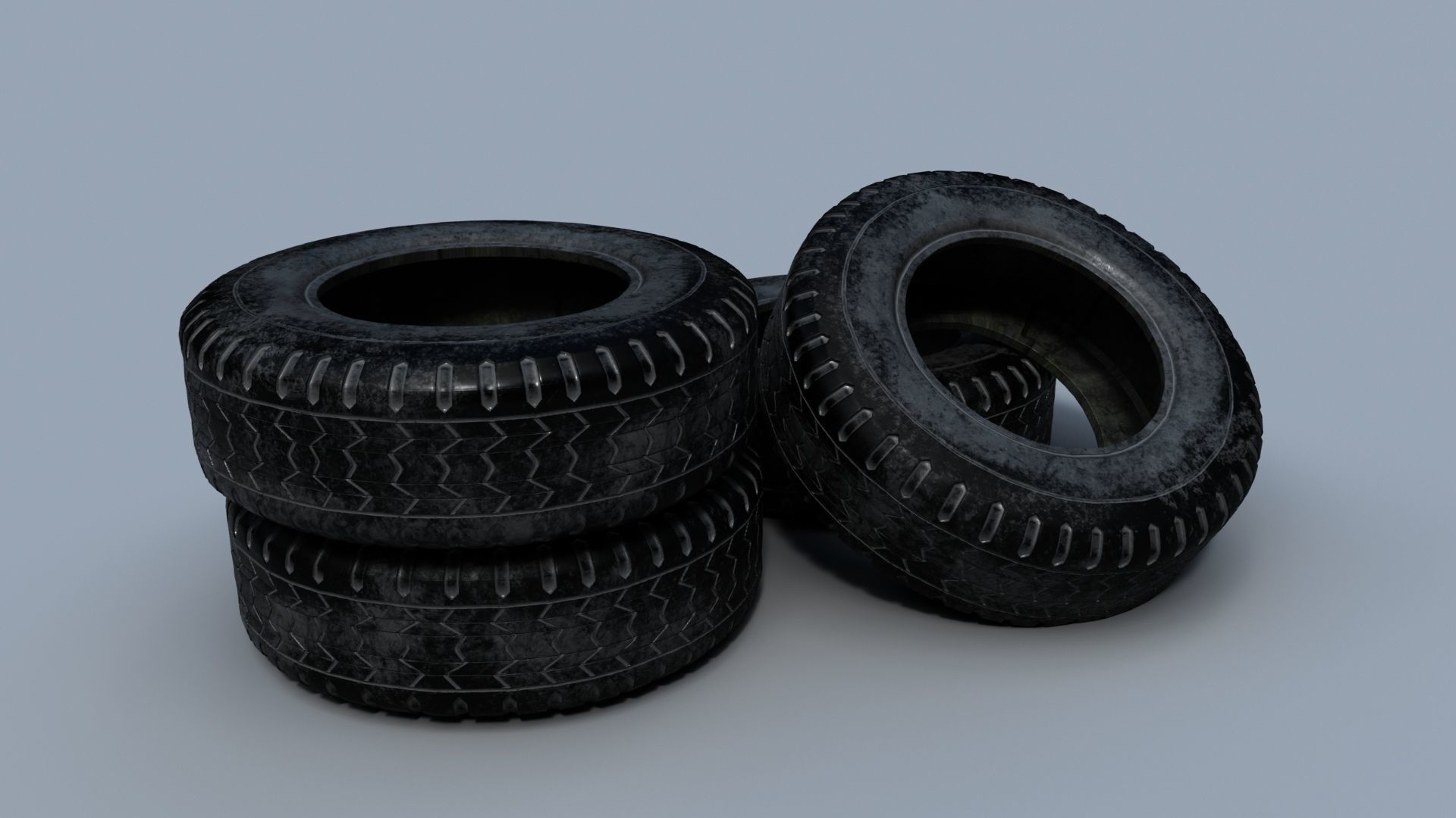 Scene Props Low-poly 3D model_6