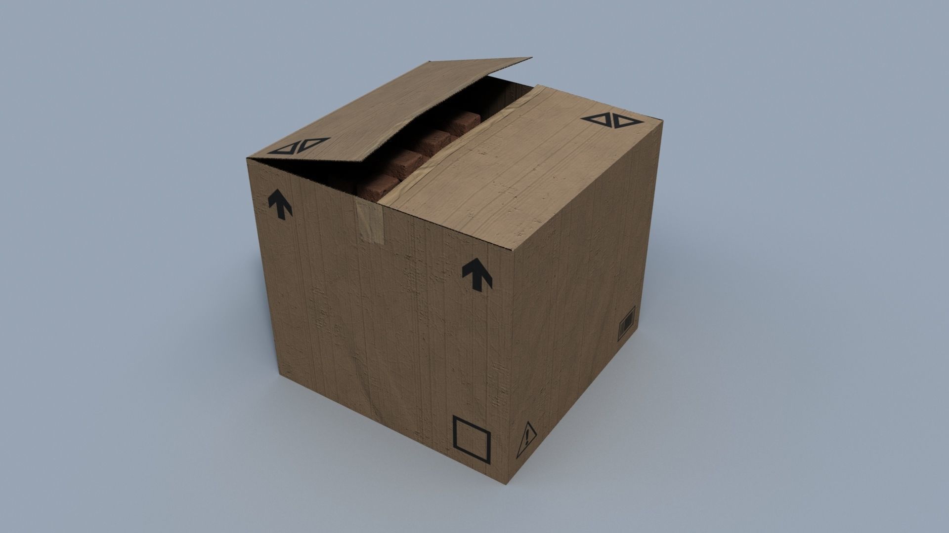 Scene Props Low-poly 3D model_4