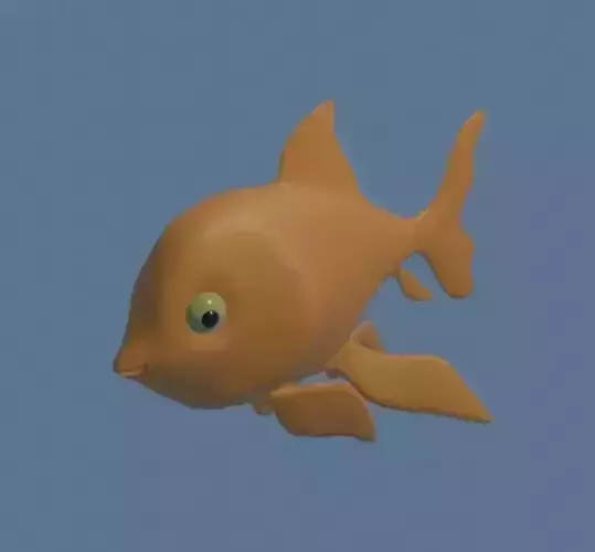 fish orange small