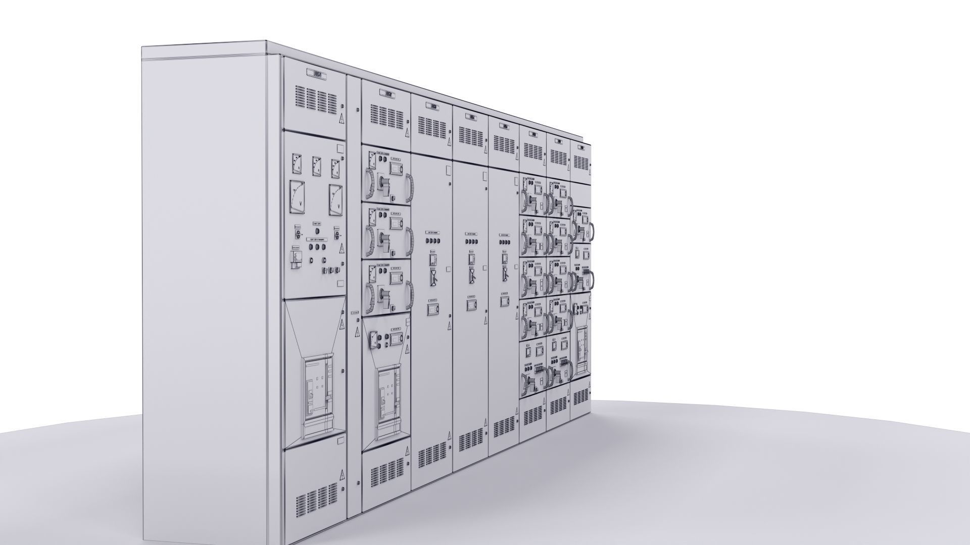 Complete Transformer Substations for Internal Installation  3D model_17