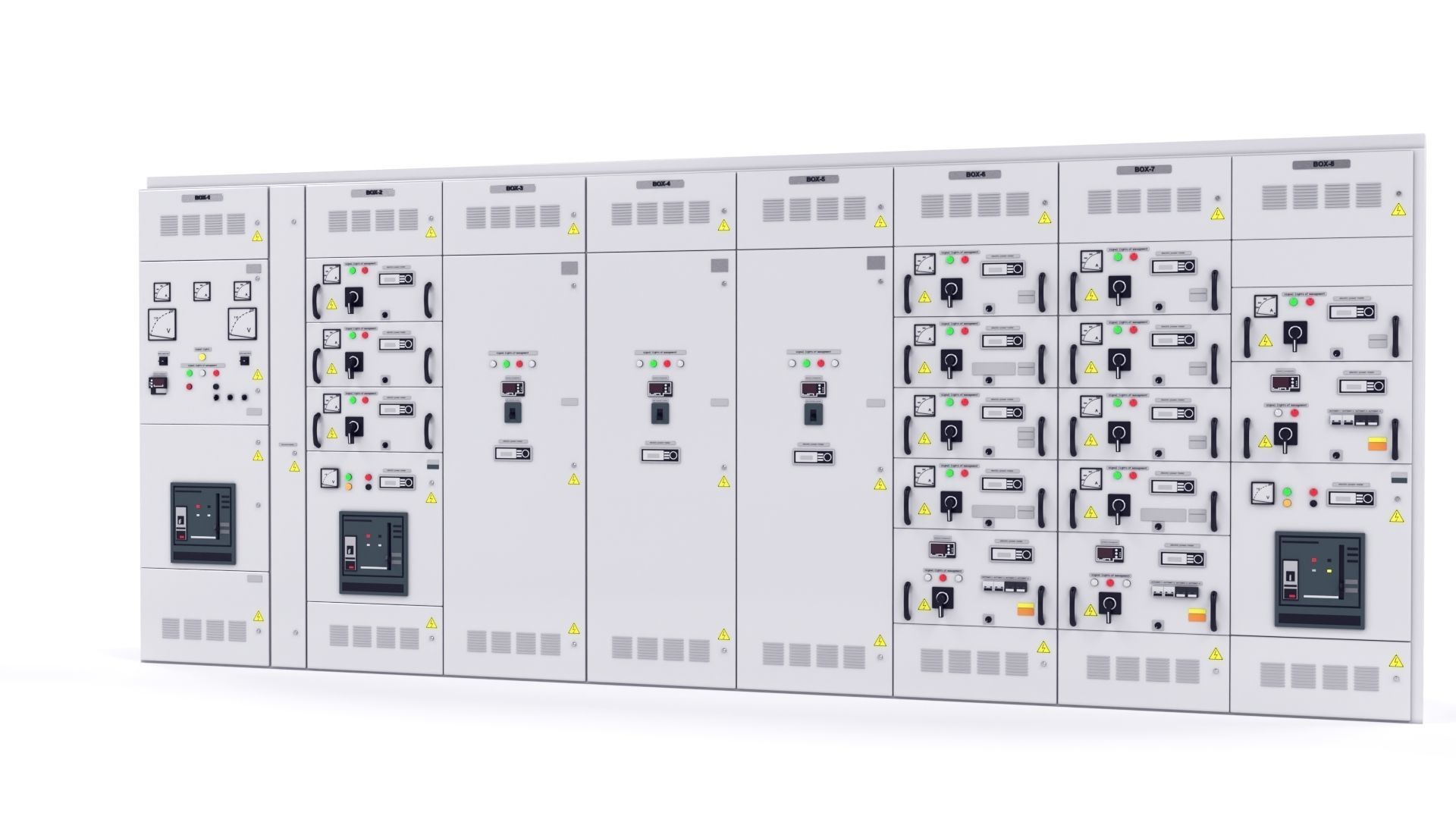 Complete Transformer Substations for Internal Installation  3D model_1