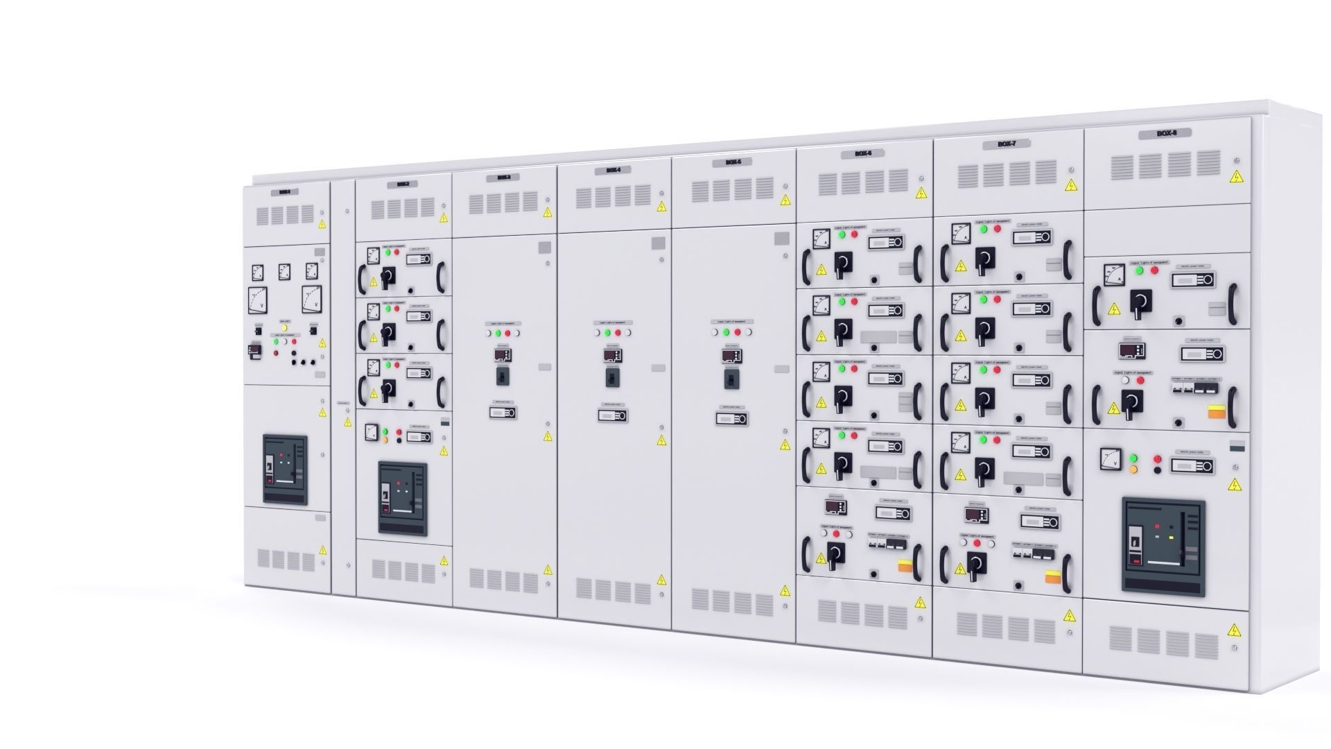 Complete Transformer Substations for Internal Installation  3D model_2