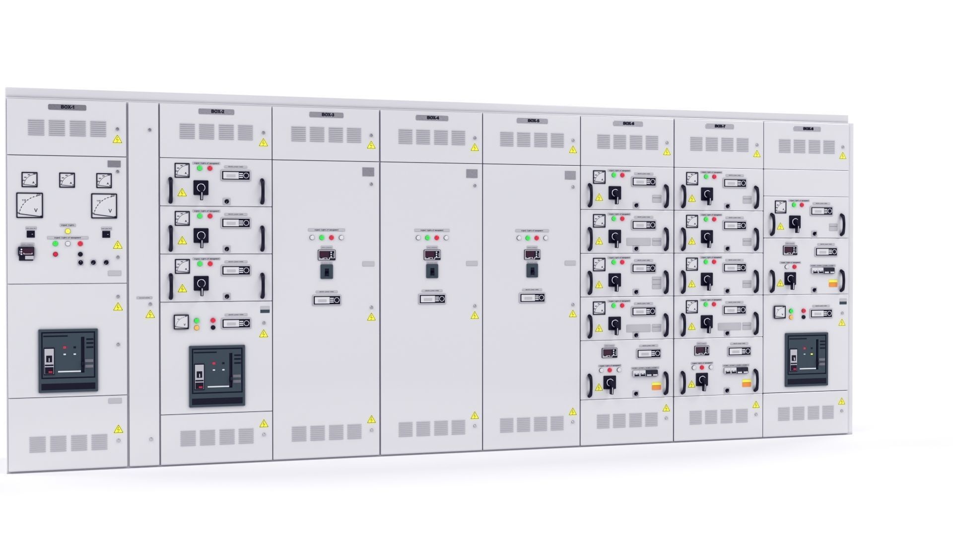 Complete Transformer Substations for Internal Installation  3D model_13