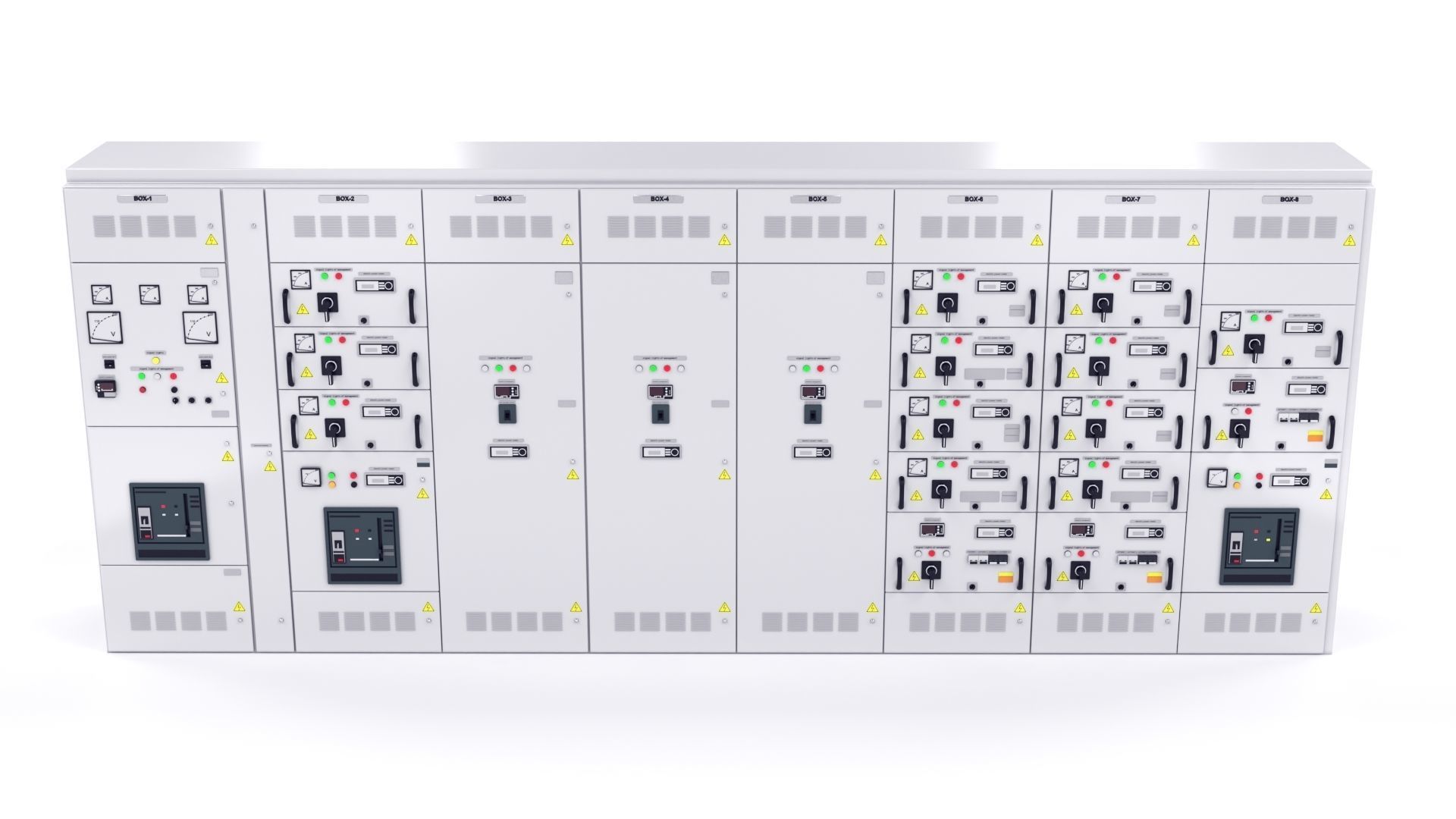 Complete Transformer Substations for Internal Installation  3D model_15