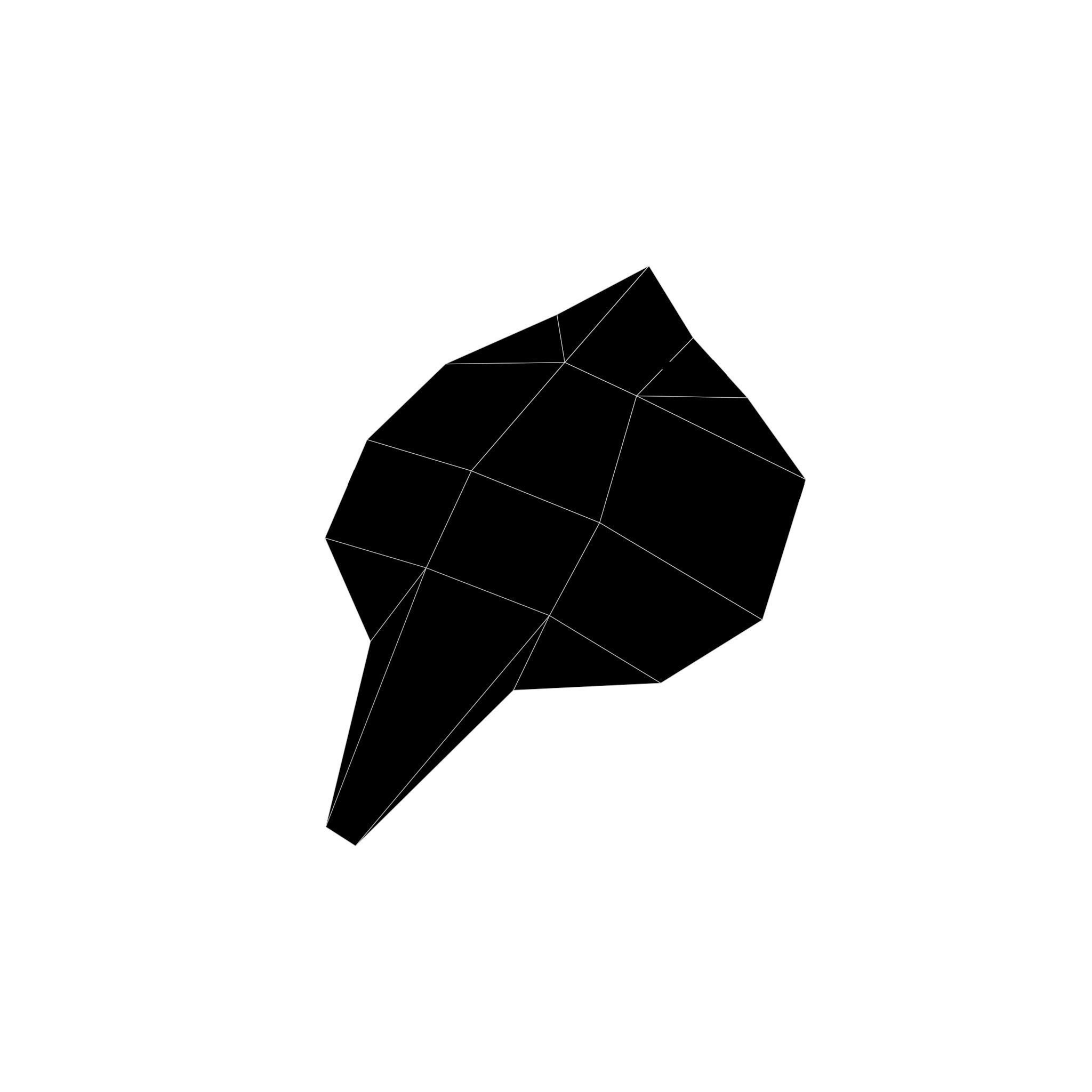 Leaves 002 Low-poly 3D model_4