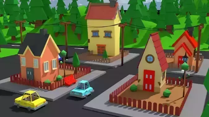 Cartoon Village 