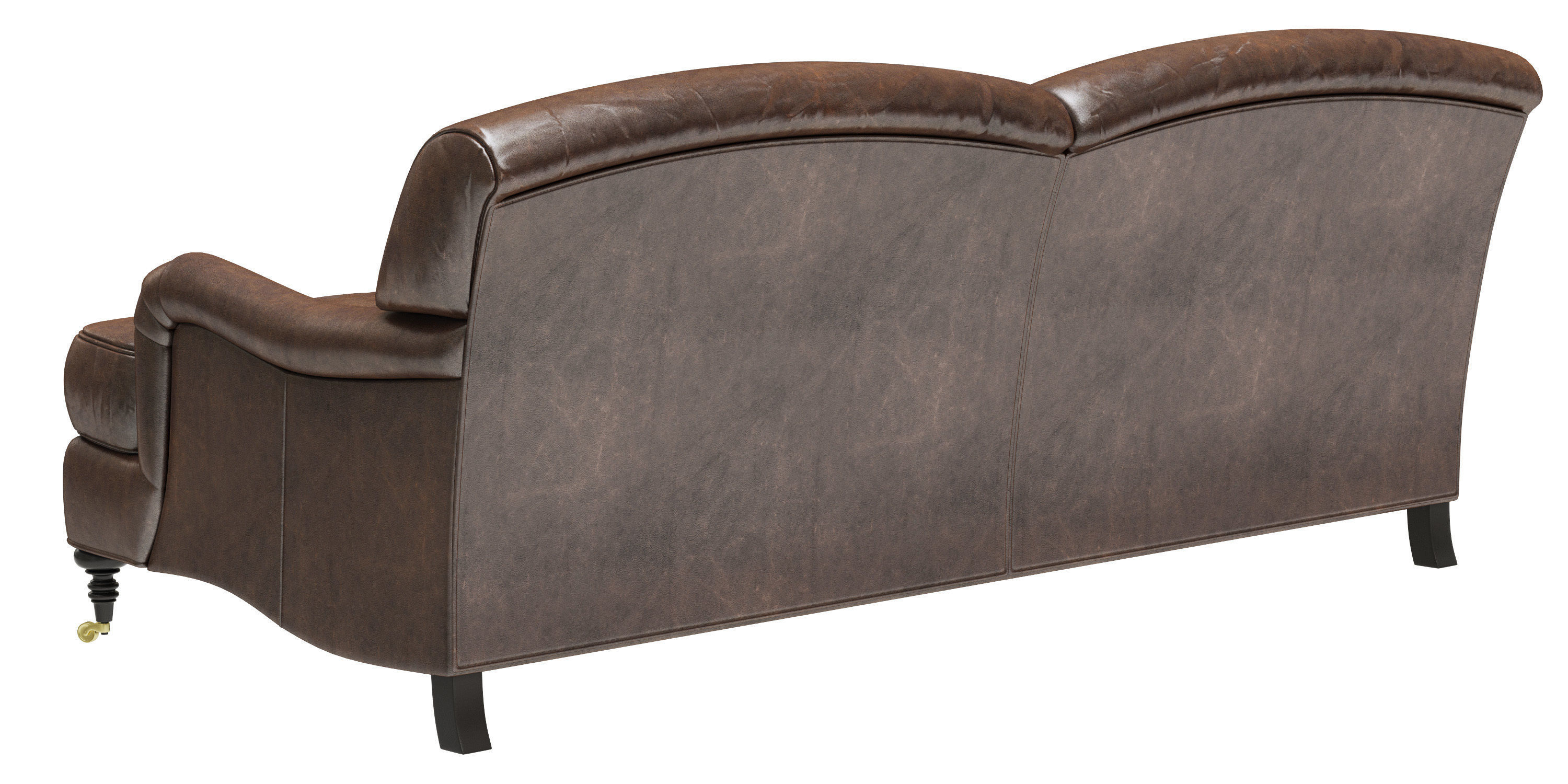 Restoration Hardware Barclay Leather 2seat Sofa 3D model CGTrader