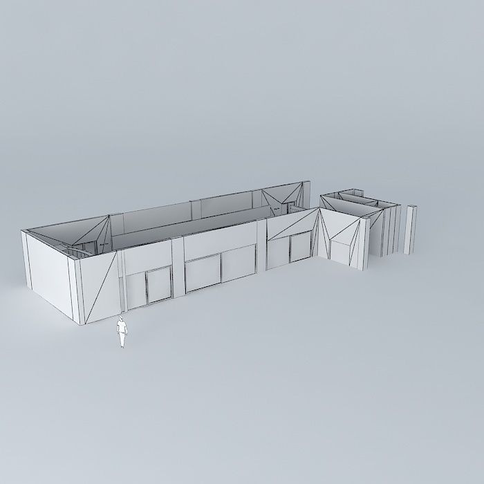 Cafe Bar Free 3D model_3