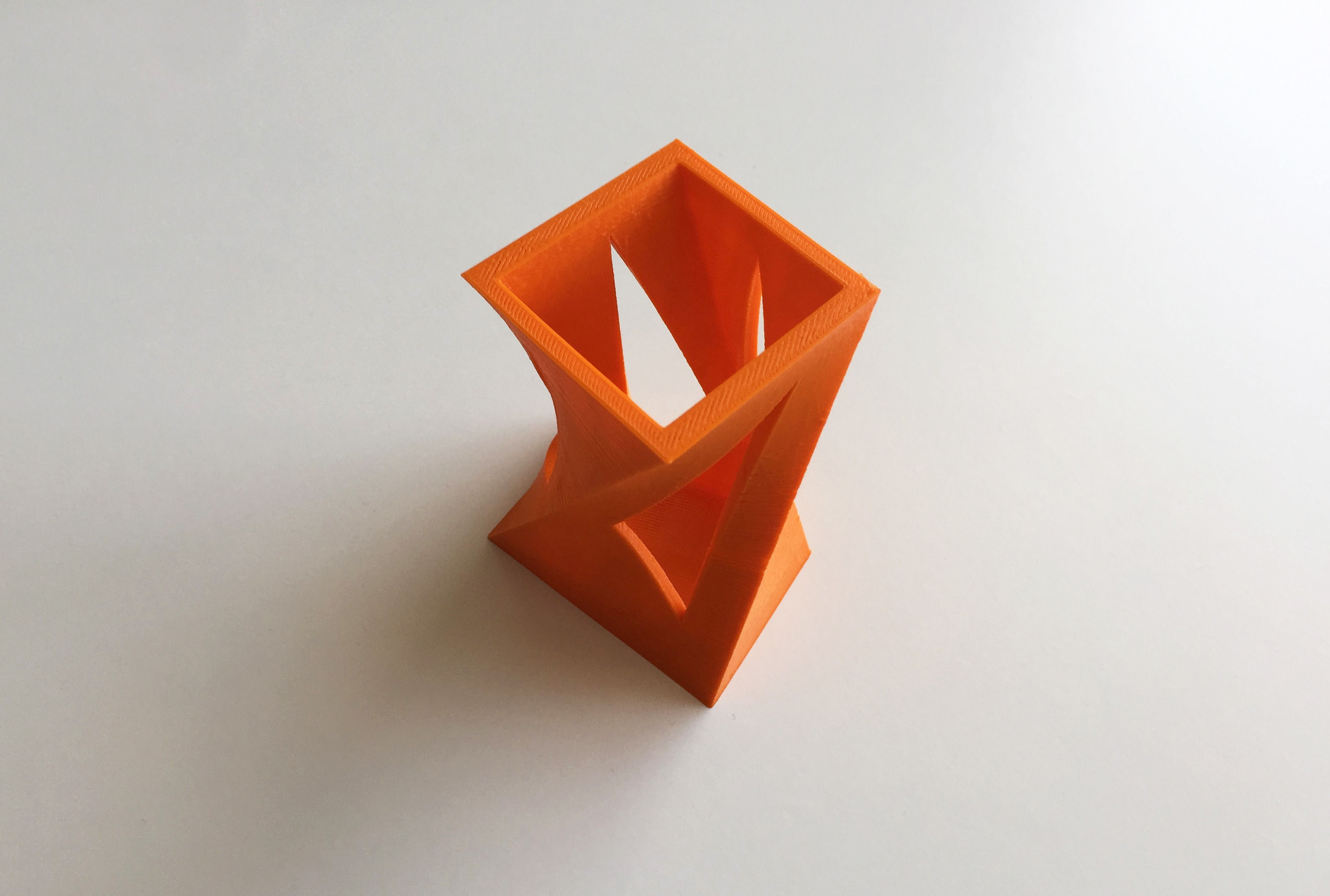 Box-Vase 5 orange vase 3D print model_3