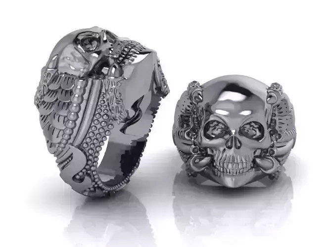 men rings 08 3D print model