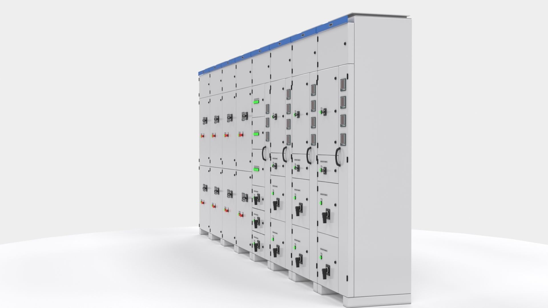 Complete Panels electricity cupboard 3D model_4