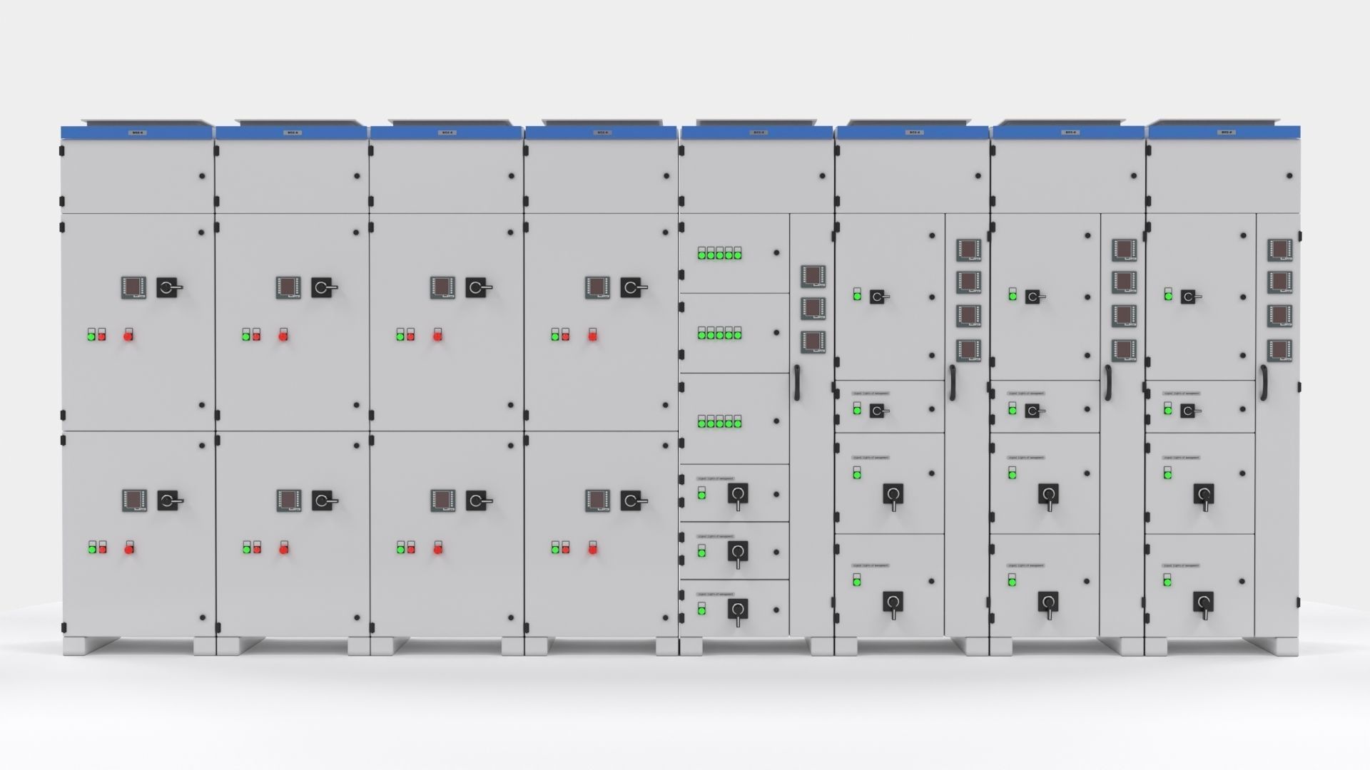 Complete Panels electricity cupboard 3D model_14