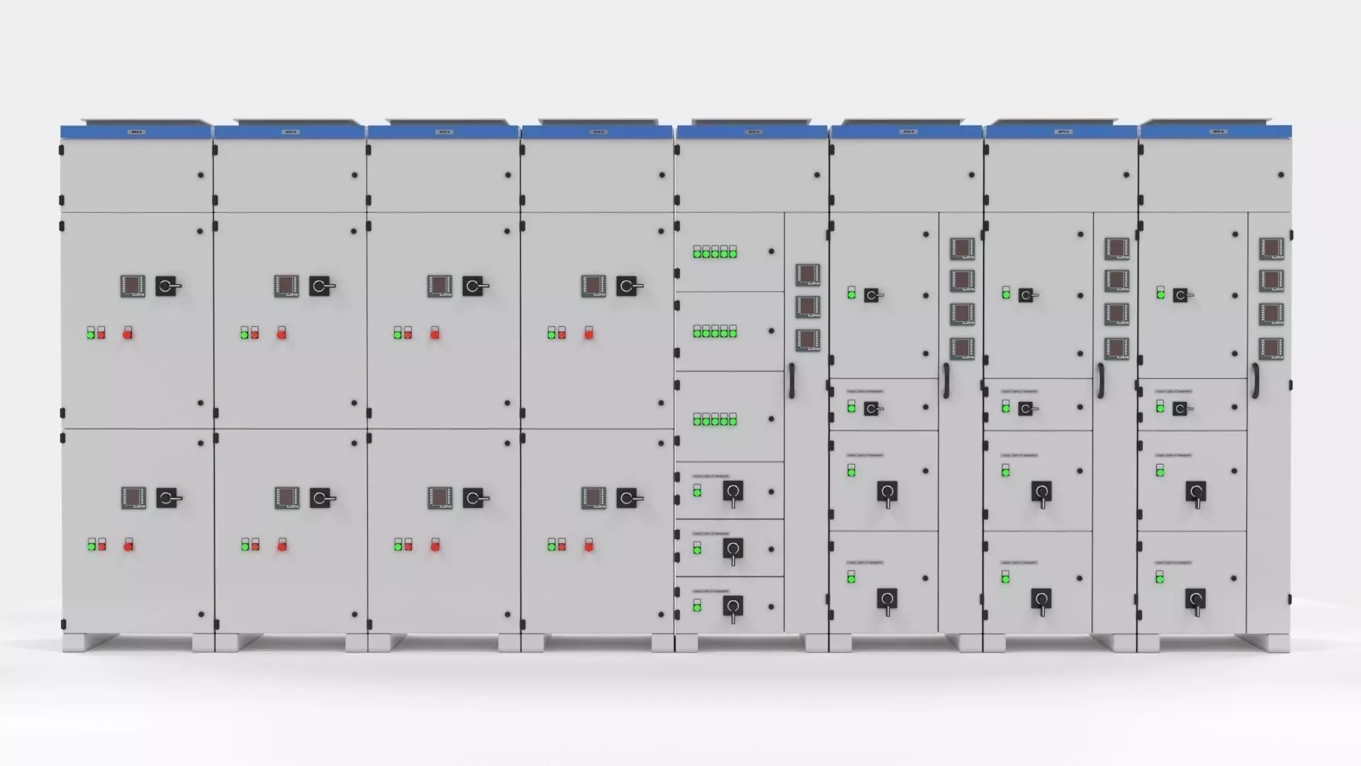 Complete Panels electricity cupboard 3D model_0