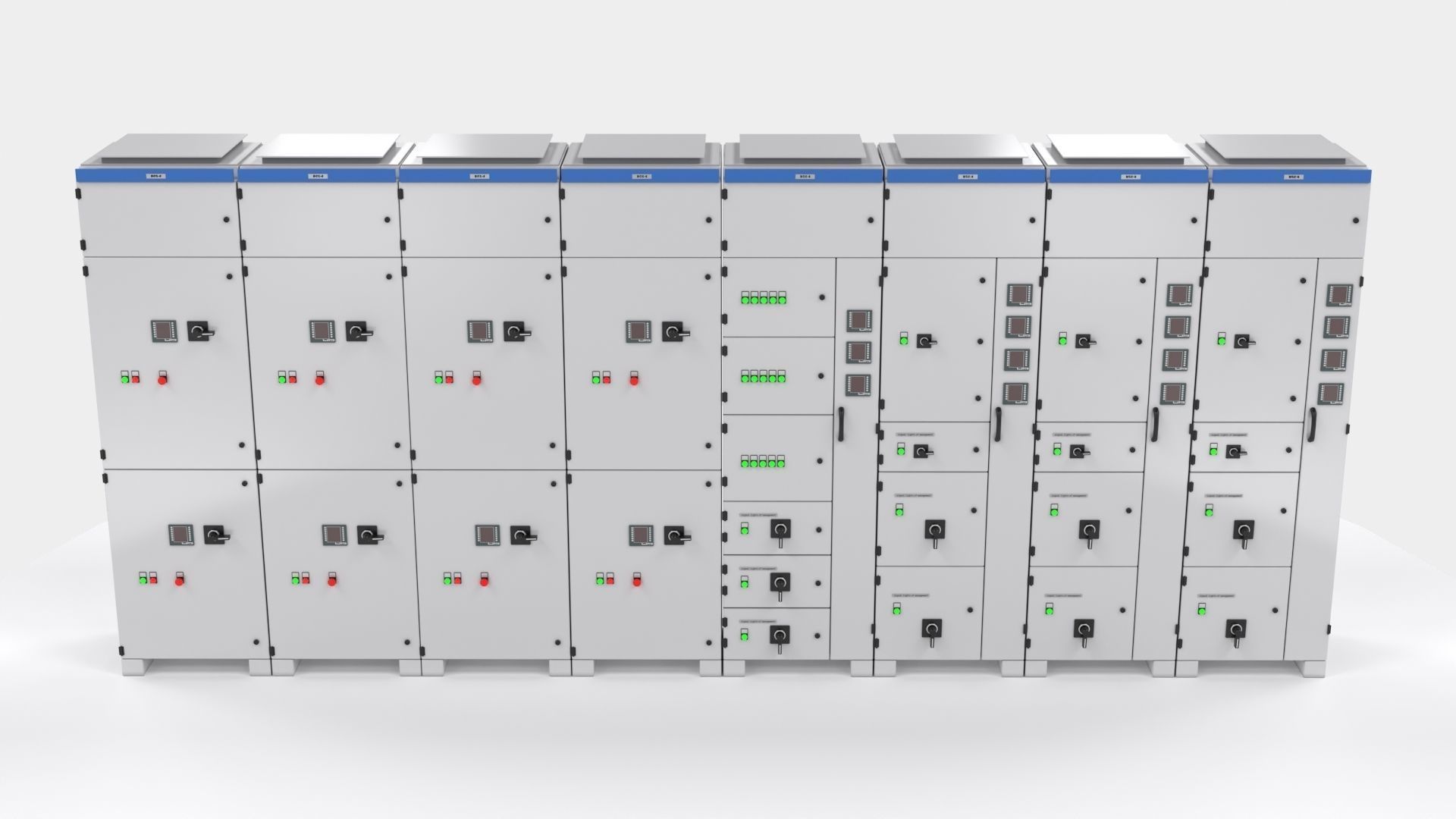 Complete Panels electricity cupboard 3D model_15
