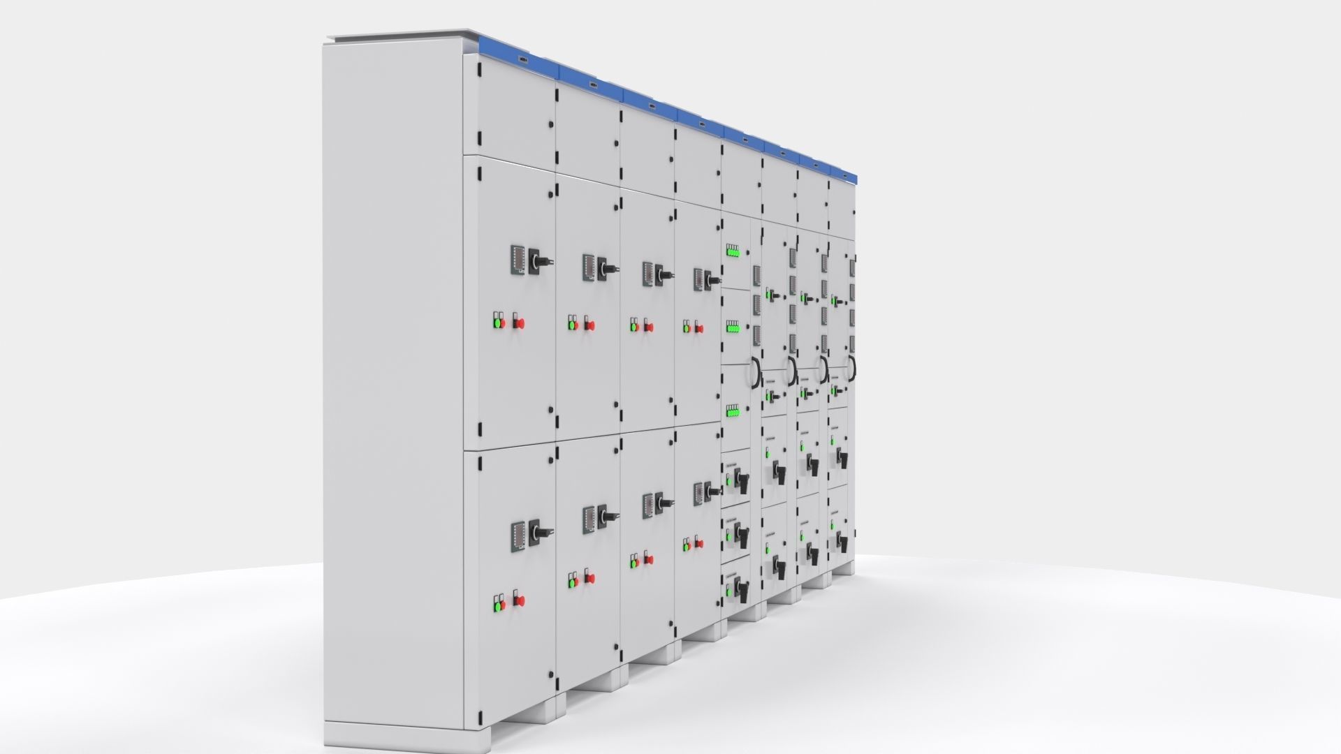 Complete Panels electricity cupboard 3D model_10