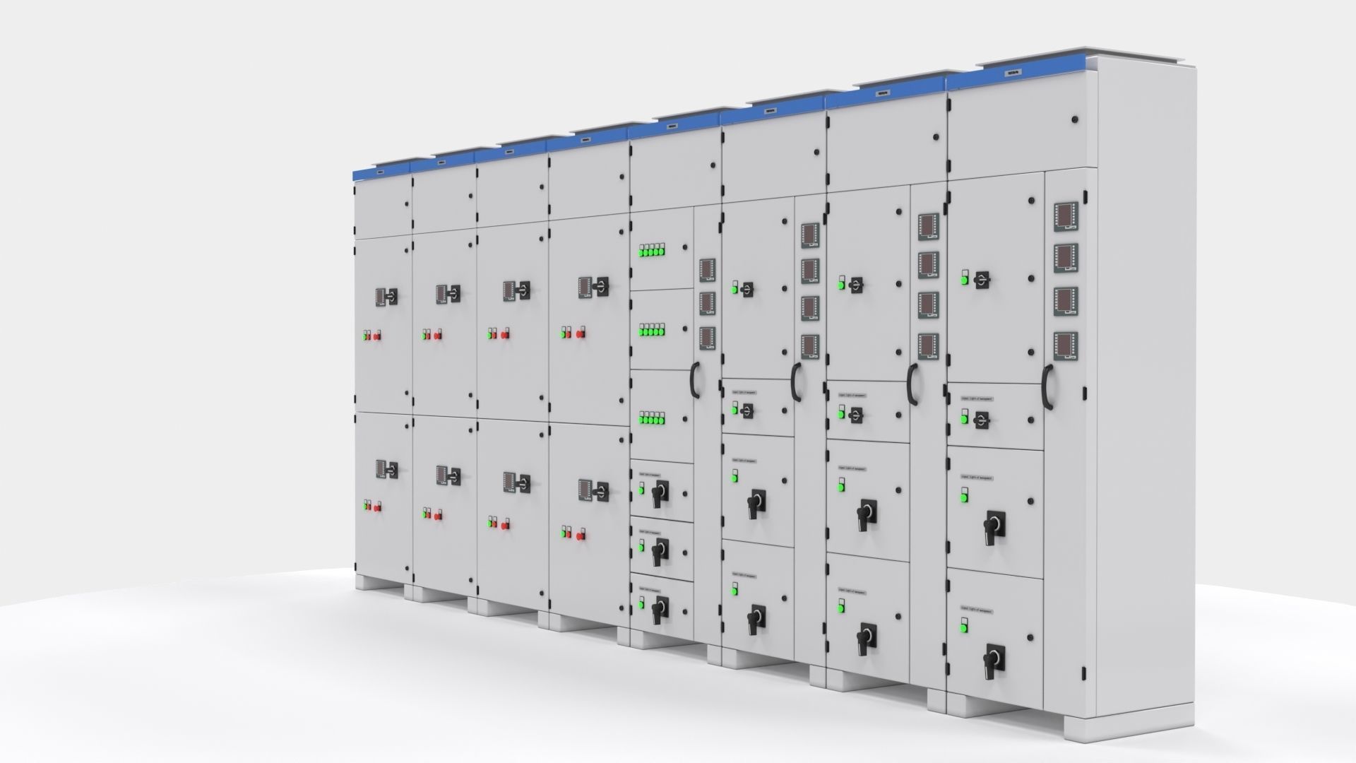Complete Panels electricity cupboard 3D model_3