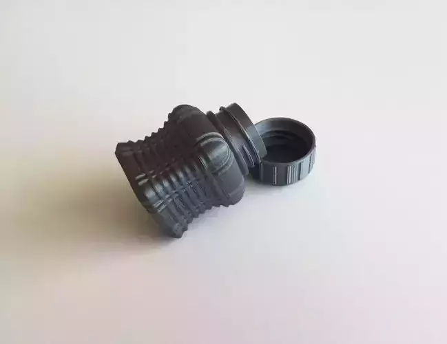 Bottle and Screw-Cap 43 3D print model